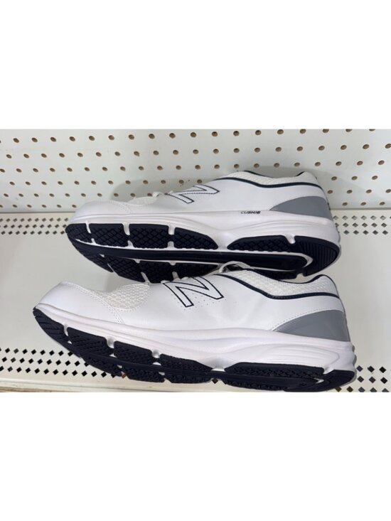 New Balance 411v2 Mens Athletic Walking Shoes Size 15 4E WIDE White Blue main image 9